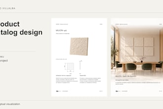 design a clear product catalog or product sheets for your brand