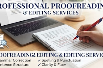 proofread and edit your english grammar
