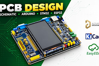 do pcb layout, pcb design, arduino pcb, stm32 pcb, esp32 pcb, schematic design