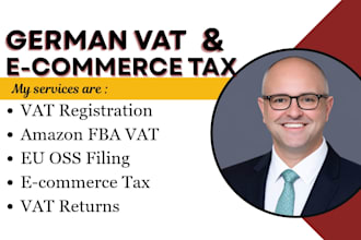 handle your german vat, amazon fba vat, eu oss, and ecommerce tax compliance