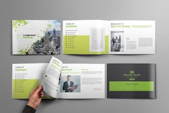 design company profile, business profile, PDF design company brochure