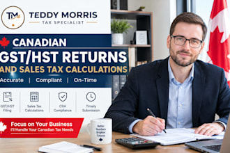 assist with canadian gst hst returns and sales tax calculations