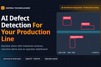 build a computer vision defect detection system for your production line