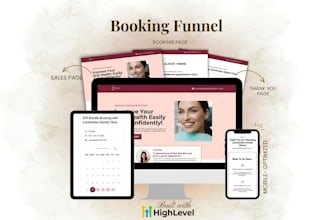 build a gohighlevel landing page and appointment booking funnel