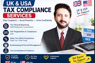 assist with UK and USA business tax compliance and documentation