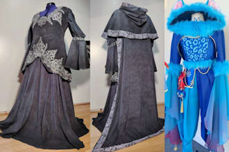 sew wearable costume cosplay fabric anime game character outfit pattern creation