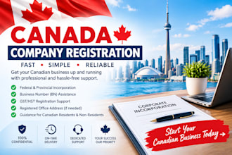 register your canada company, business incorporation, and company formation