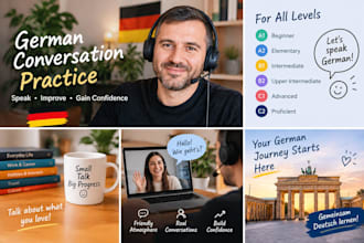 help you practice german or albanian through conversation