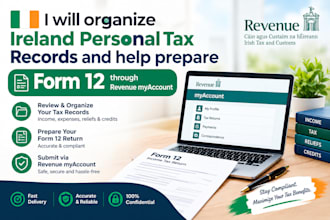 organize ireland personal tax records help prepare form 12 via revenue myaccount