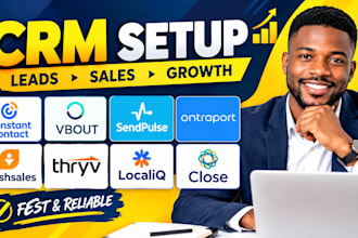 setup constant contact vbout sendpulse ontraport freshsales thryv localiq close