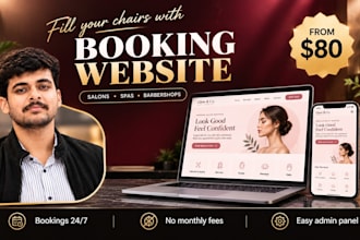 build a booking website for your salon, spa or barbershop