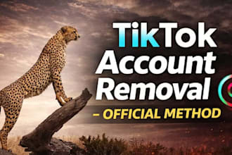 down any tiktok account,remove harassing copyright post,ig banning,fbx page,auto