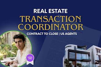be your real estate transaction coordinator and admin VA