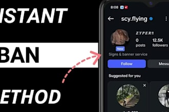 auto banning any ig account,remove tiktok page,discord server,harassing post dow