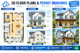 create 2d floor plans, architectural, structural and mep