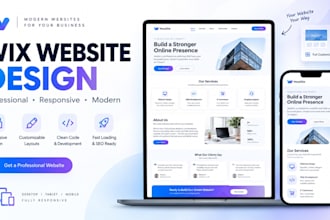 build wix website design, redesign wix website or wix online store, wix studio