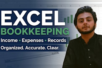 do bookkeeping, expense tracking and financial records in excel