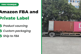 be your china sourcing agent for amazon fba and private label products