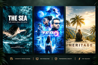 make creative movie poster design, film poster