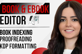 do book indexing, book layout, book formatting, book editing and book editing