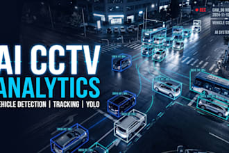 develop ai cctv video analytics for vehicle detection and tracking
