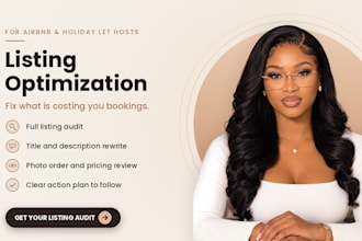 airbnb promotion, listing optimization, listing audit, superhost, occupancy rate