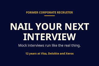 be your career coach with a professional recruitment mindset