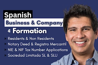 register your spanish company sl slu for residents and non residents