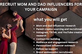 recruit mom and dad influencers for your campaign
