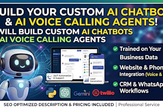 build custom ai chatbots and ai voice calling agents