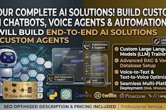 build custom ai chatbots and ai voice calling agents