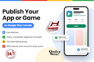 publish your app or game on google play and fix rejections