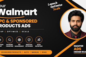 setup, manage and optimize your walmart ppc ads and sponsored products