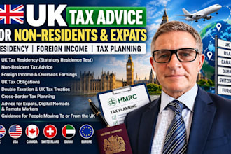 provide UK tax advice for non residents on residency and foreign income