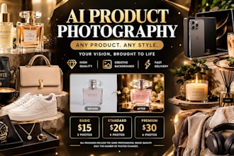 create realistic ai product photos and lifestyle mockups