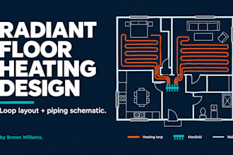 design radiant floor heating design and hydronic piping layout boiler sizing