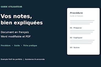 write a one page french IT user guide or helpdesk faq