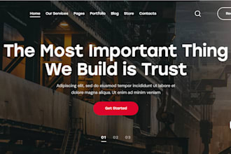 design a professional oil and gas, petroleum, and industrial company website