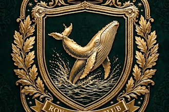 design a luxury royal logo