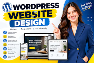design a professional wordpress website or redesign site
