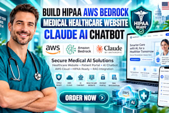 build compliant hipaa aws bedrock medical healthcare website claude ai chatbot