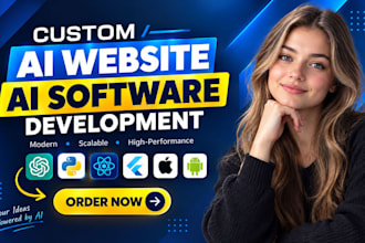 build premium custom ai wesite as a  full stack website developer