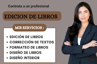 hacer edicion de libros, maquetacion de libros y formato de manuscritos