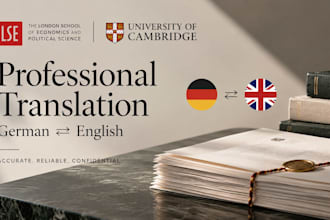 translate official documents from german into english