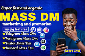do bulk discord mass dm, instagram mass dm, whatsapp mass dm, telegram mass dm