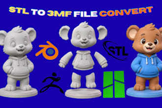 convert stl to 3mf for multicolor 3d printing in bambu studio