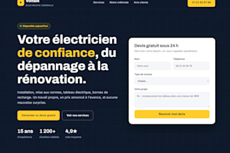 créer le site vitrine moderne de votre entreprise