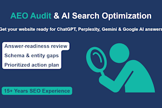 do aeo audit and ai search optimization for your website