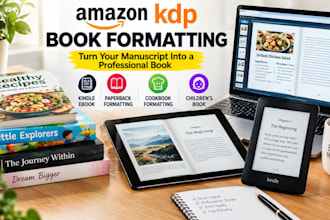 amazon kdp book formatting cookbook formatting children kindle book formatting