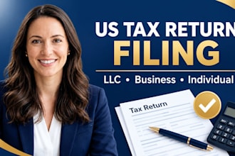 file 2020,2025 US llc business tax and individual tax returns for small business